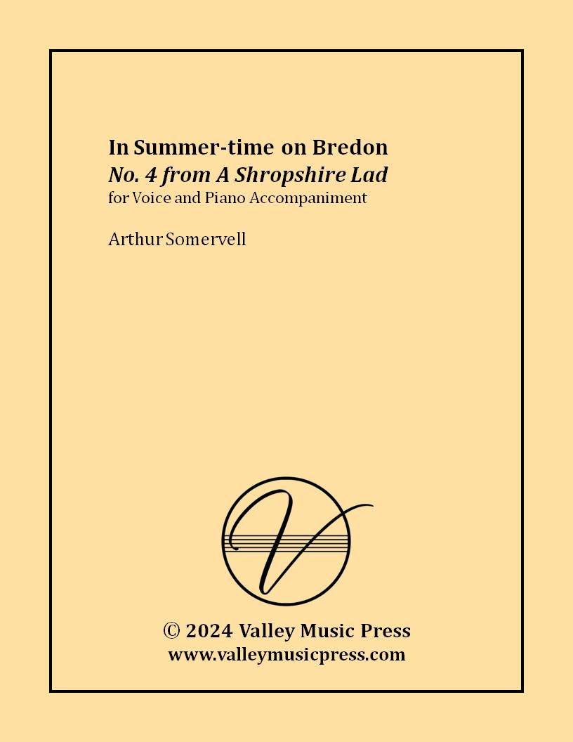 Somervell - In Summer-time on Bredon (Voice) - Click Image to Close