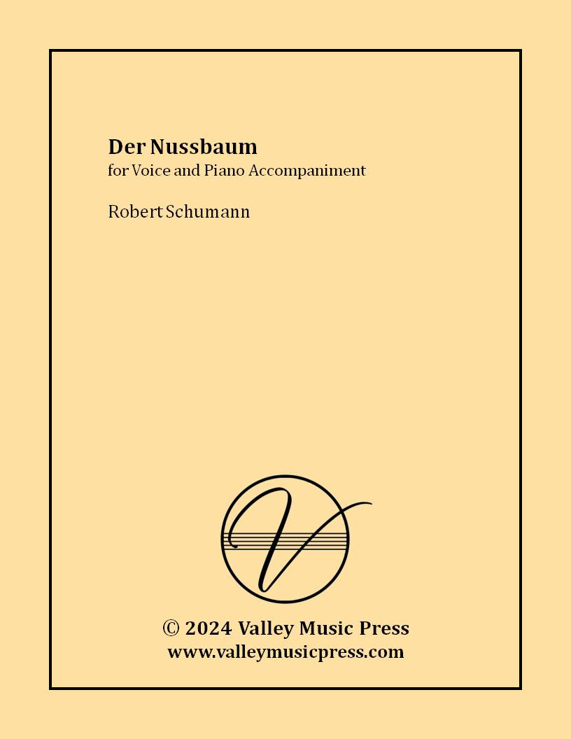 Schumann - Der Nussbaum Op. 25 No. 3 (Voice) - Click Image to Close