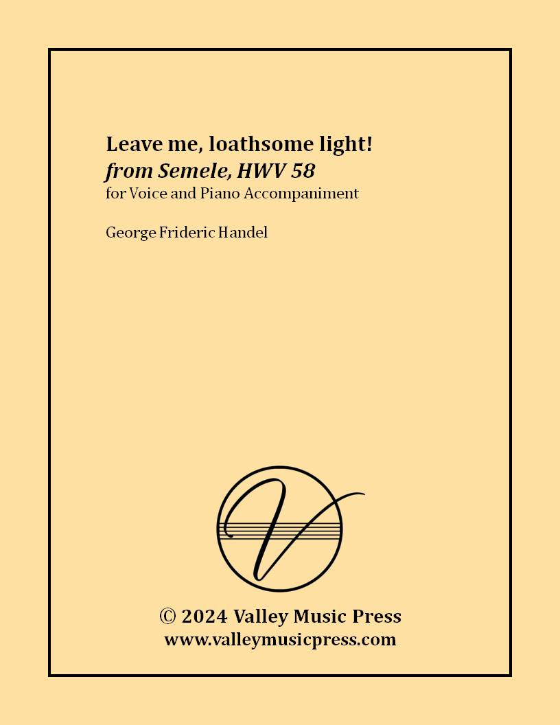 Handel - Leave me, loathsome light! (Voice) - Click Image to Close