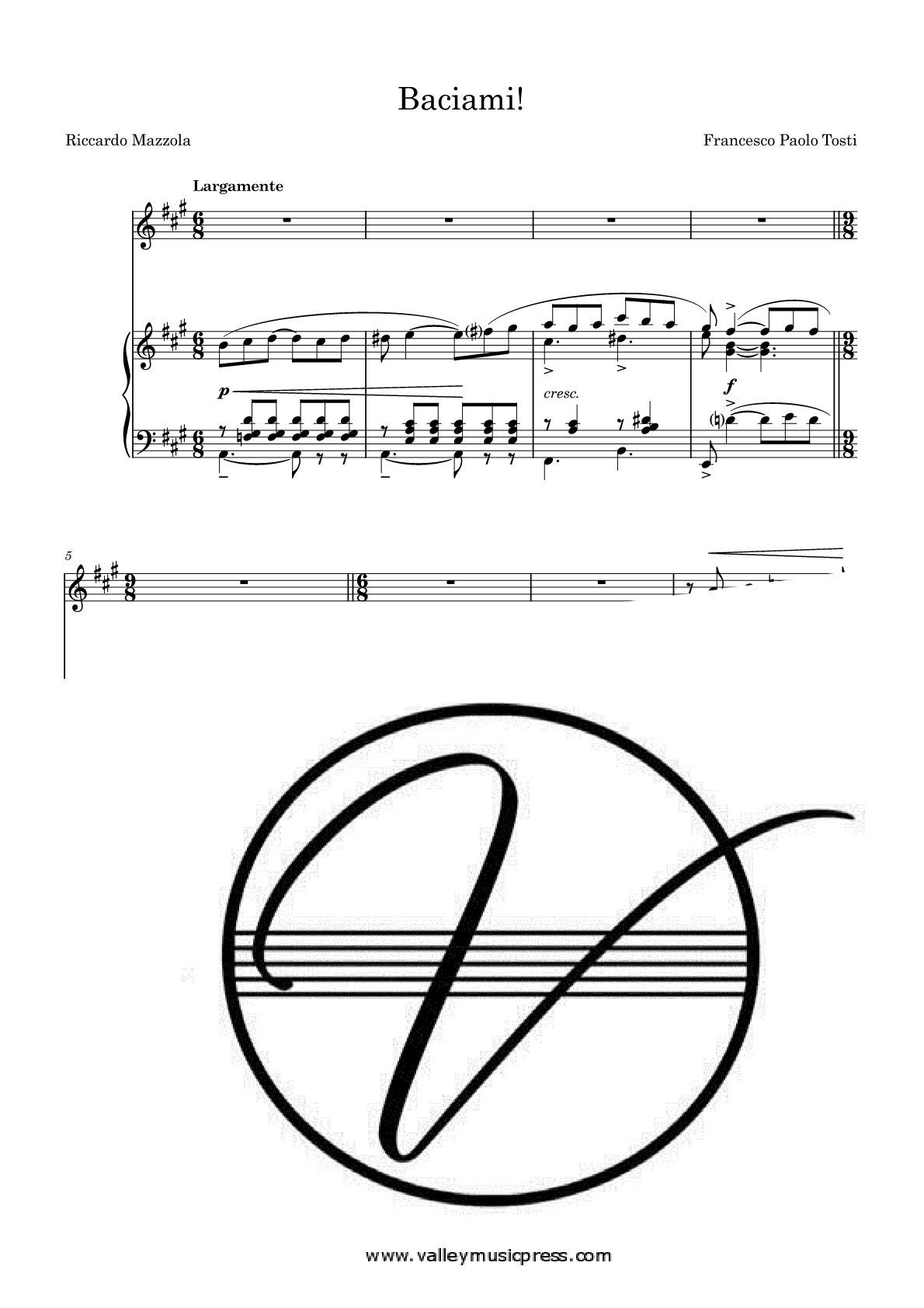 Tosti - Baciami! (Voice)